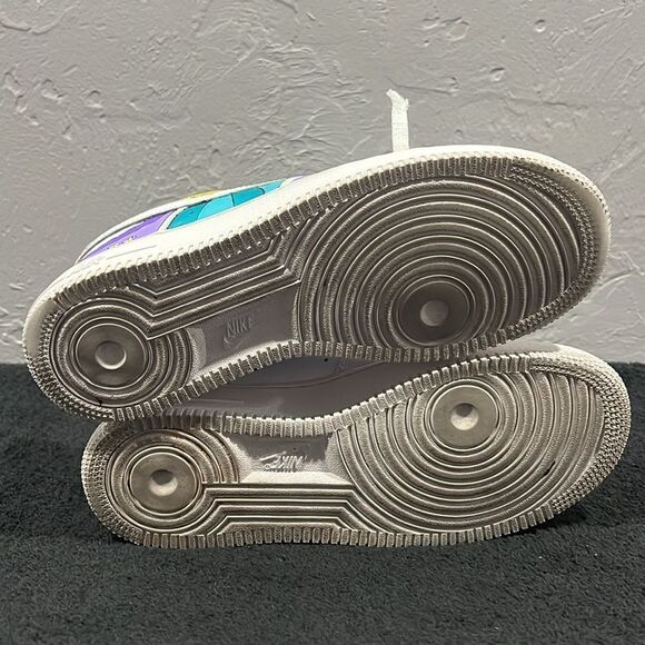 🔥 Custom NIKE AIR FORCE 1 Low Sneakers - RARE One of One - Women Sz 9.5 / Mens - Picture 8 of 11